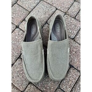 Crocs Santa Cruz Men's 11 Casual Loafer Shoe Resort Triple Comfort
